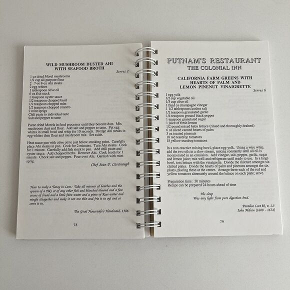 Chefs of La Jolla Cookbook First Edition 1993 Signed A.J Goodhead Steve Mihaly - Picture 12 of 14